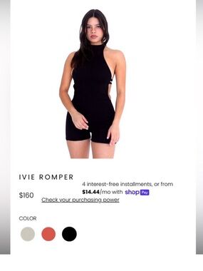 AYAI IVIE ROMPER SMALL